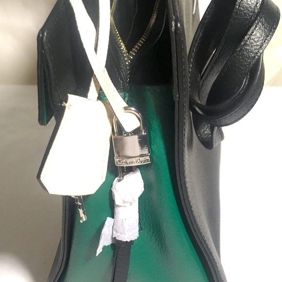 Calvin Klein Leather Hand Bag New With Tags